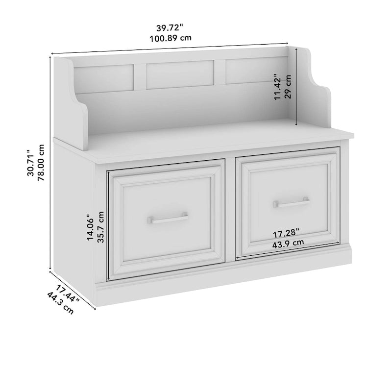 Banc d'entrée avec portes 40W
