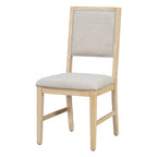 Table à manger 6 pièces avec plateau rectangulaire en bois d'acacia, 4 chaises et 1 banc