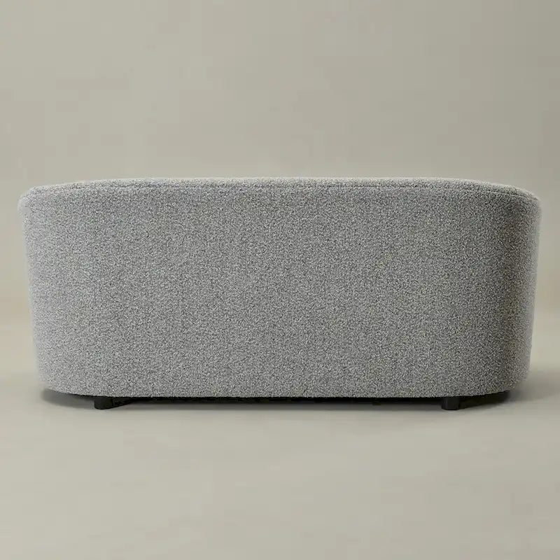 Causeuse Sherpa Rembourrée, Canapé Bouclé, 68W