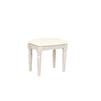 Coiffeuse de luxe avec miroir rond, réglable en hauteur, ensemble de coiffeuse élégant, 4 tiroirs et tabouret