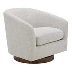 Fauteuil pivotant moderne en tissu