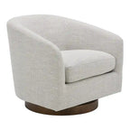 Fauteuil pivotant moderne en tissu