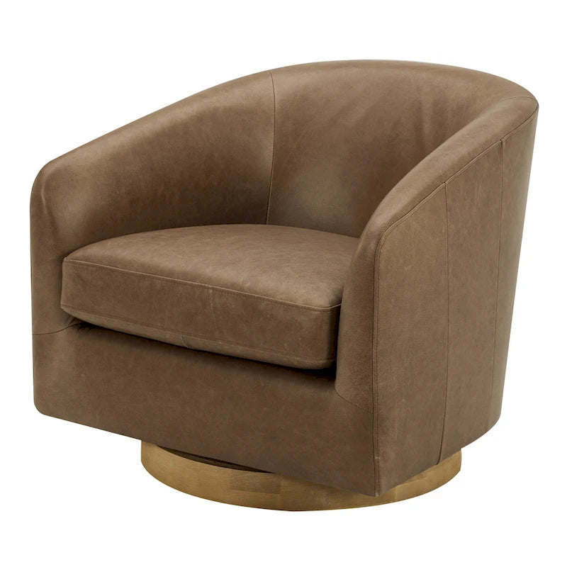 Fauteuil pivotant moderne en tissu