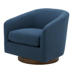 Fauteuil pivotant moderne en tissu