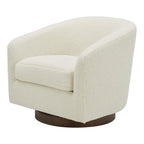 Fauteuil pivotant moderne en tissu