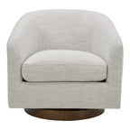 Fauteuil pivotant moderne en tissu