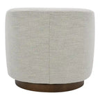 Fauteuil pivotant moderne en tissu