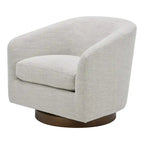 Fauteuil pivotant moderne en tissu