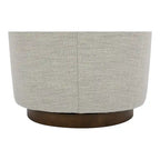 Fauteuil pivotant moderne en tissu