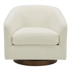 Fauteuil pivotant moderne en tissu