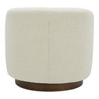 Fauteuil pivotant moderne en tissu