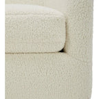 Fauteuil pivotant moderne en tissu