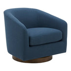 Fauteuil pivotant moderne en tissu