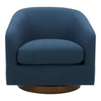 Fauteuil pivotant moderne en tissu