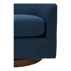 Fauteuil pivotant moderne en tissu