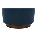 Fauteuil pivotant moderne en tissu