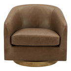 Fauteuil pivotant moderne en tissu