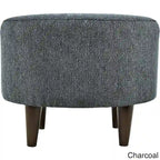 Pouf rond rembourré