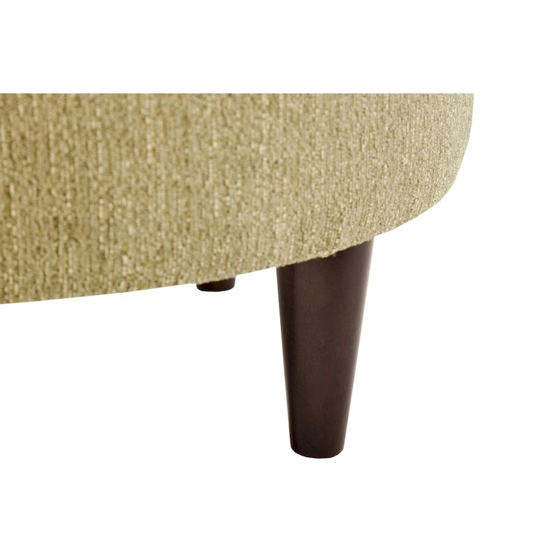 Pouf rond rembourré