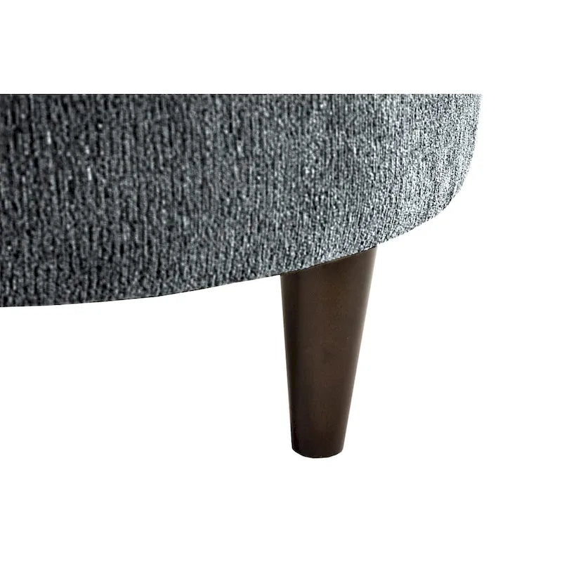 Pouf rond rembourré