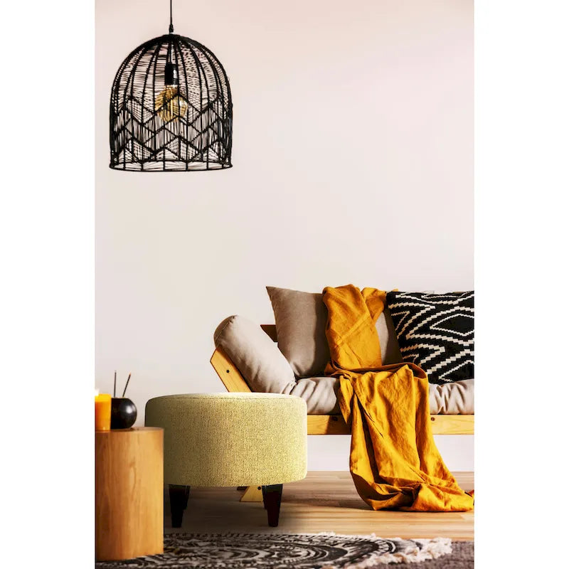 Pouf rond rembourré