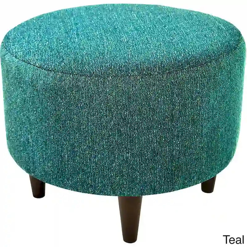 Pouf rond rembourré