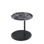 Table d'appoint avec plateau en marbre réglable en hauteur
