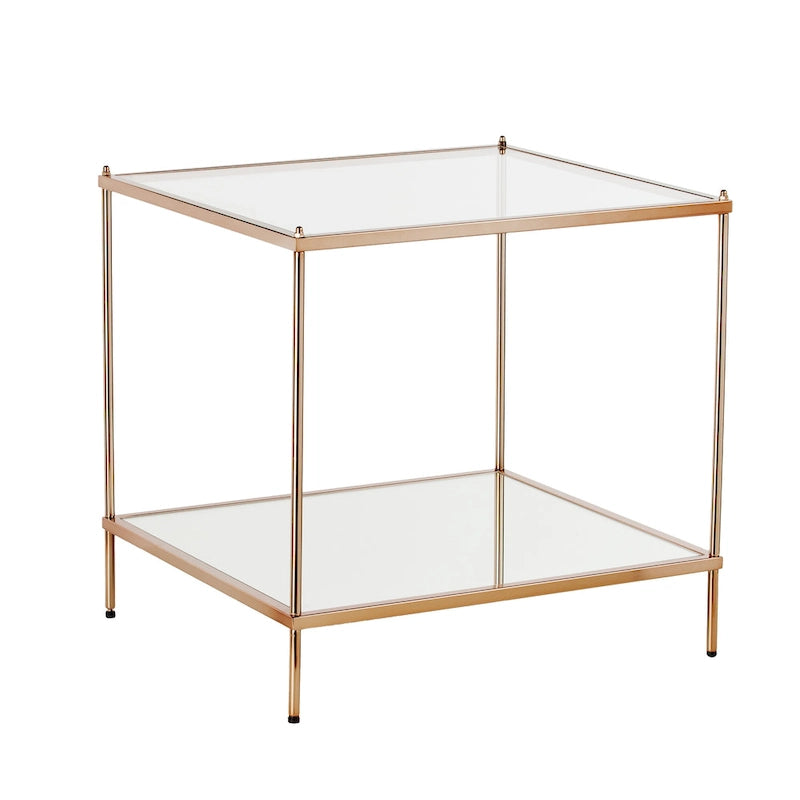 Table d'appoint en verre Glam