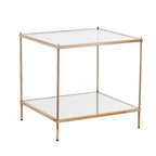 Table d'appoint en verre Glam