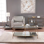 Table d'appoint en verre Glam