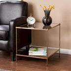 Table d'appoint en verre Glam