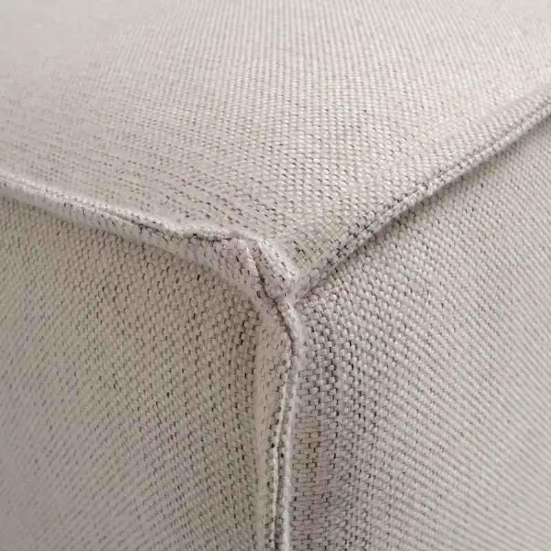 Canapé d'angle modulable contemporain 5 places avec pouf