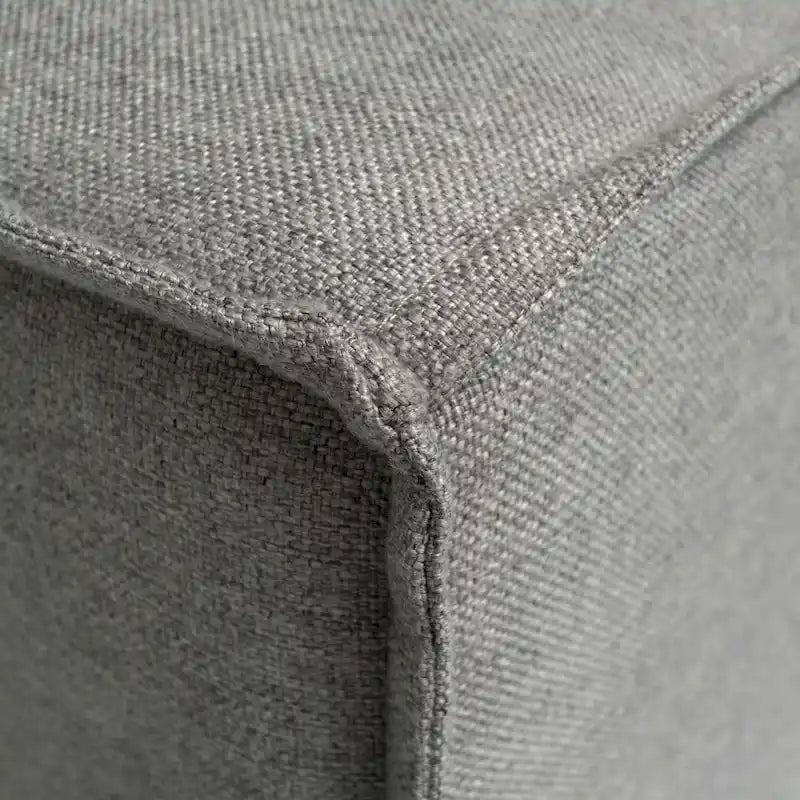 Canapé d'angle modulable contemporain 5 places avec pouf