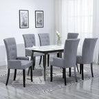 Chaises de salle à manger avec accoudoirs 1/2/4/6 pcs Tissu multicolore - 21.3 x 22 x 41.7