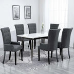 Chaises de salle à manger avec accoudoirs 1/2/4/6 pcs Tissu multicolore - 21.3 x 22 x 41.7