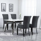 Chaises de salle à manger avec accoudoirs 1/2/4/6 pcs Tissu multicolore - 21.3 x 22 x 41.7