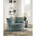 Fauteuil d'appoint pivotant surdimensionné - 56 L x 55 P x 35 H