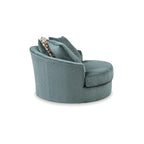 Fauteuil d'appoint pivotant surdimensionné - 56 L x 55 P x 35 H