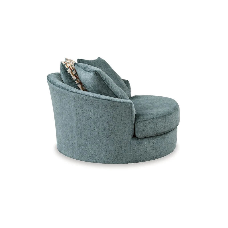 Fauteuil d'appoint pivotant surdimensionné - 56 L x 55 P x 35 H