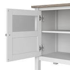 Table basse de style rustique avec tables d'appoint