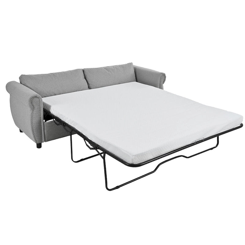 Canapé-lit 2-en-1 avec grand matelas à mémoire de forme