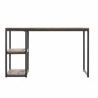 Bureau noir en bois recyclé